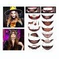 thumbnail image 1 of Fiudx Liquidación De Ahorros De Verano Pegatinas De Boca De Halloween, Pegatinas De Decoración Diy De Labios De Terror, Pegatinas De Maquillaje, Suministros Para Fiestas, 1 of 7