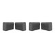 thumbnail image 1 of Cateissary 2 piezas fundas para brazos de sillón fundas para brazos fundas para sofá funda de poliéster Protector de brazo para sofá elástico gris oscuro 2Conjunto, 1 of 1