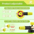 thumbnail image 3 of Foam Cannon, Wide Neck Snow Foam Lance with Replacement Adapter for Portland Husky and Ryobi Pressure Washer, Heavy Duty Power Washer Foam Blaster with 1/4 Inch Quick Connector, 5 Nozzle Tips, 3 of 6