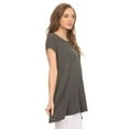 thumbnail image 2 of Women's Casual Solid Color Blouse Tunic Top Shirt, 2 of 4