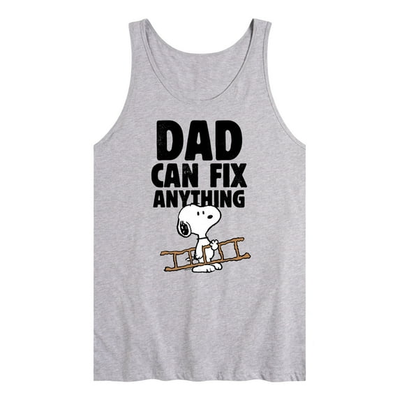 Peanuts - Snoopy Dad Can Fix It - Men's Jersey Tank Top