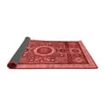 thumbnail image 2 of Ahgly Company Indoor Square Abstract Red Modern Area Rugs, 6' Square, 2 of 4