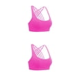 thumbnail image 3 of sweethay Sujetadores deportivos Sujetador de fitness de gran material Ejercicio Ductilidad apasionada Chic sin costuras para mujer Chica Rosa Rosa roja M 2Conjunto, 3 of 6