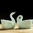 thumbnail image 6 of Worgeous  2 Pcs Swan Flower Pot Planters Pots Indoor Floral Containers Miss Blue, 6 of 8