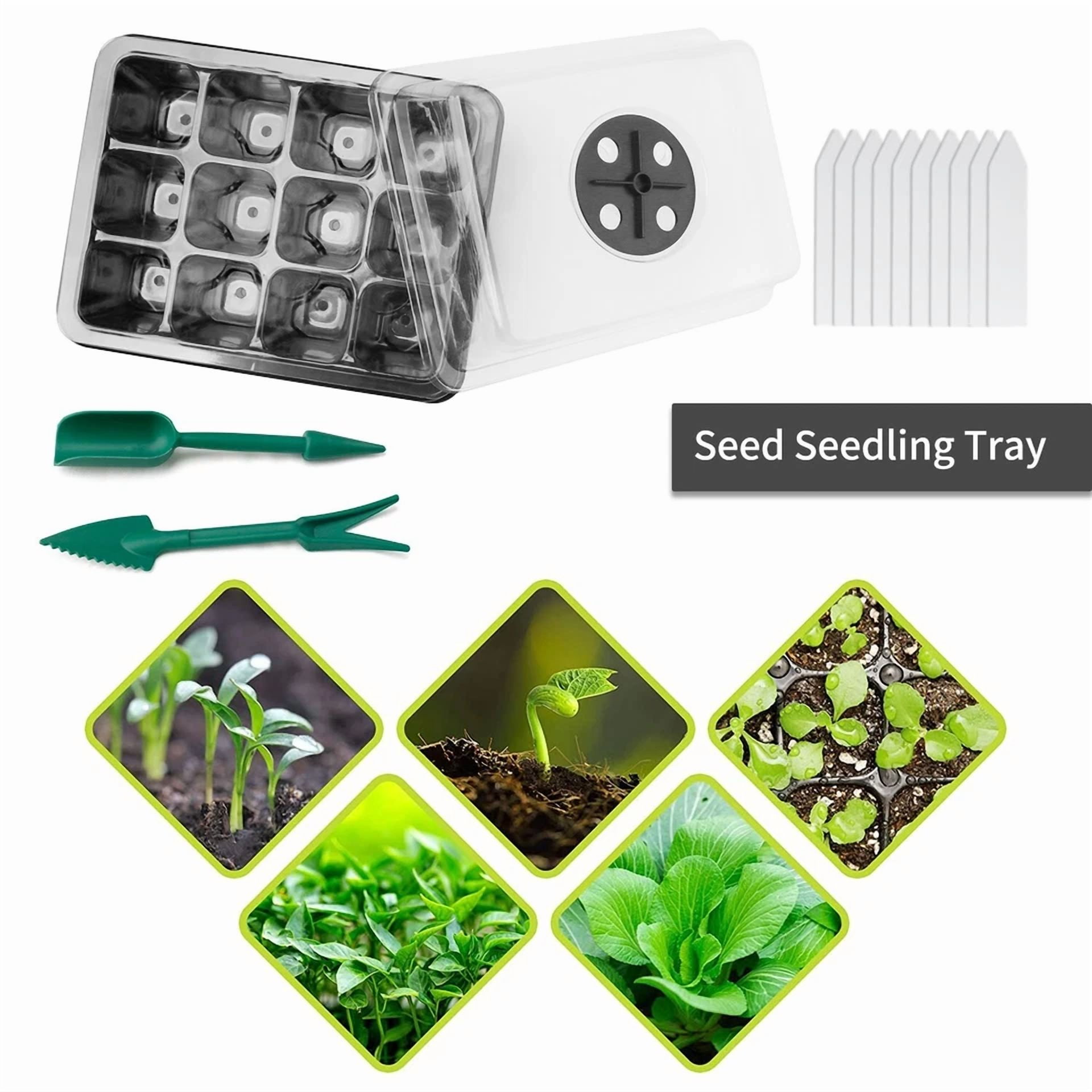 CIRCLE- Seed Tray Reusable Starter Cloning Propagation Germination Dome Plant Grow Kit
