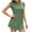 Green, variant on yillto Women's Summer Dress Short T Shirt Dress Cap Sleeve Crew Neck Casual Loose Basic Mini Dresses