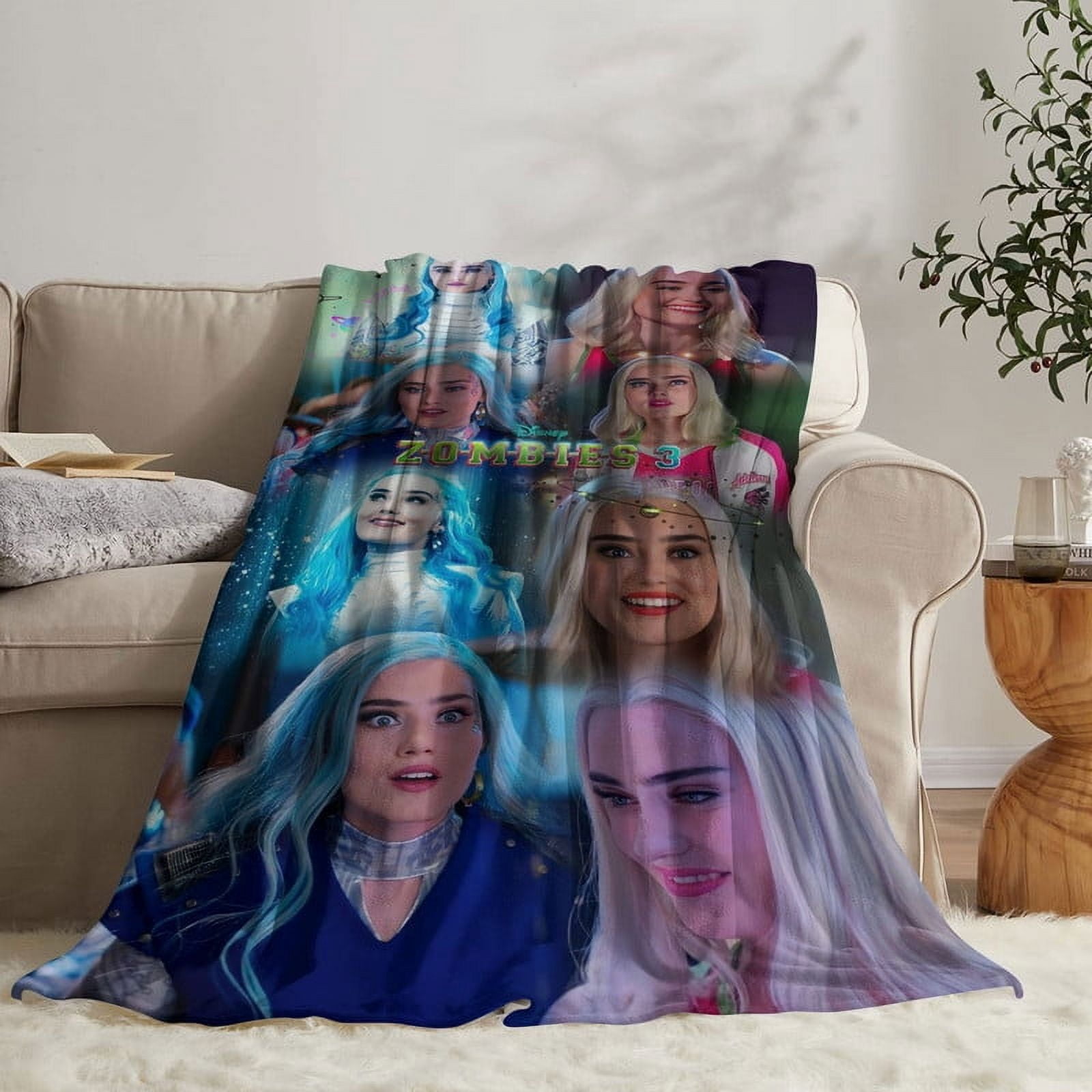 zombies 3 Throw Blanket Gifts for Fans Lover Girls Boys Women Present Hoodie Him Bed 50"x60"