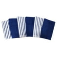thumbnail image 1 of Hometrends Bar Mop Dish Cloth 6 pack, 100% Cotton, Blue, 1 of 5