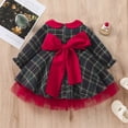 thumbnail image 7 of KVPLBQFD Toddler Girl Green Christmas Dress Girl Christmas Flannel Dress Toddler Outfits for Girls Infant Girl Clothes Baby Christmas Outfit Girls, Red 12-18 Months, 7 of 7