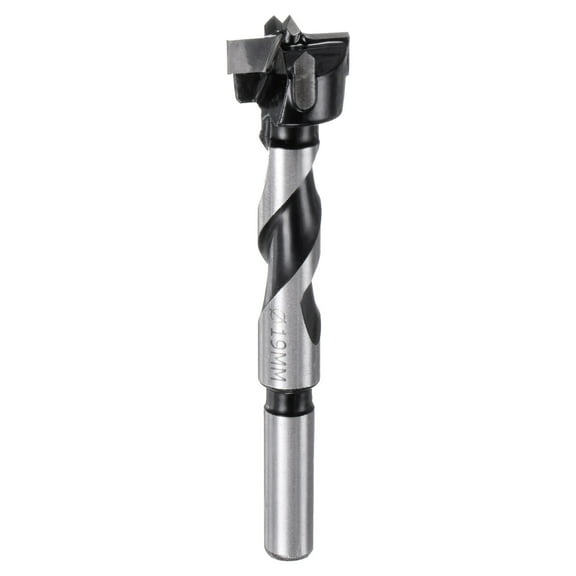 Uxcell Forstner Drill Bit 19mm (3/4") Dia 90mm (3-17/32") Long YG8/C1 Tungsten Carbide Wood Forstner Bits