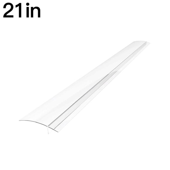 Billuyoard Protector de estufa de cocina resistente a tiras selladas con grietas de silicona para estufa Herramientas y accesorios para hornear Transparente 1 Uds. 21 pulgadas