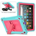 thumbnail image 2 of Shockproof Case for All-New Fire HD 8 (2020), Hard Plastic Protector Adjustable Stand Protective Kids Proof Cover Case for All-New Kindle Fire HD 8 /Fire HD 8 Plus (10th Generation Release in 2020), 2 of 6