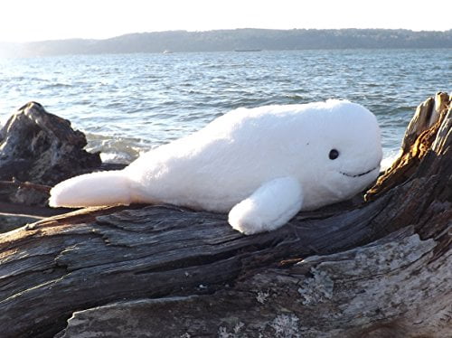 beluga whale plush toy
