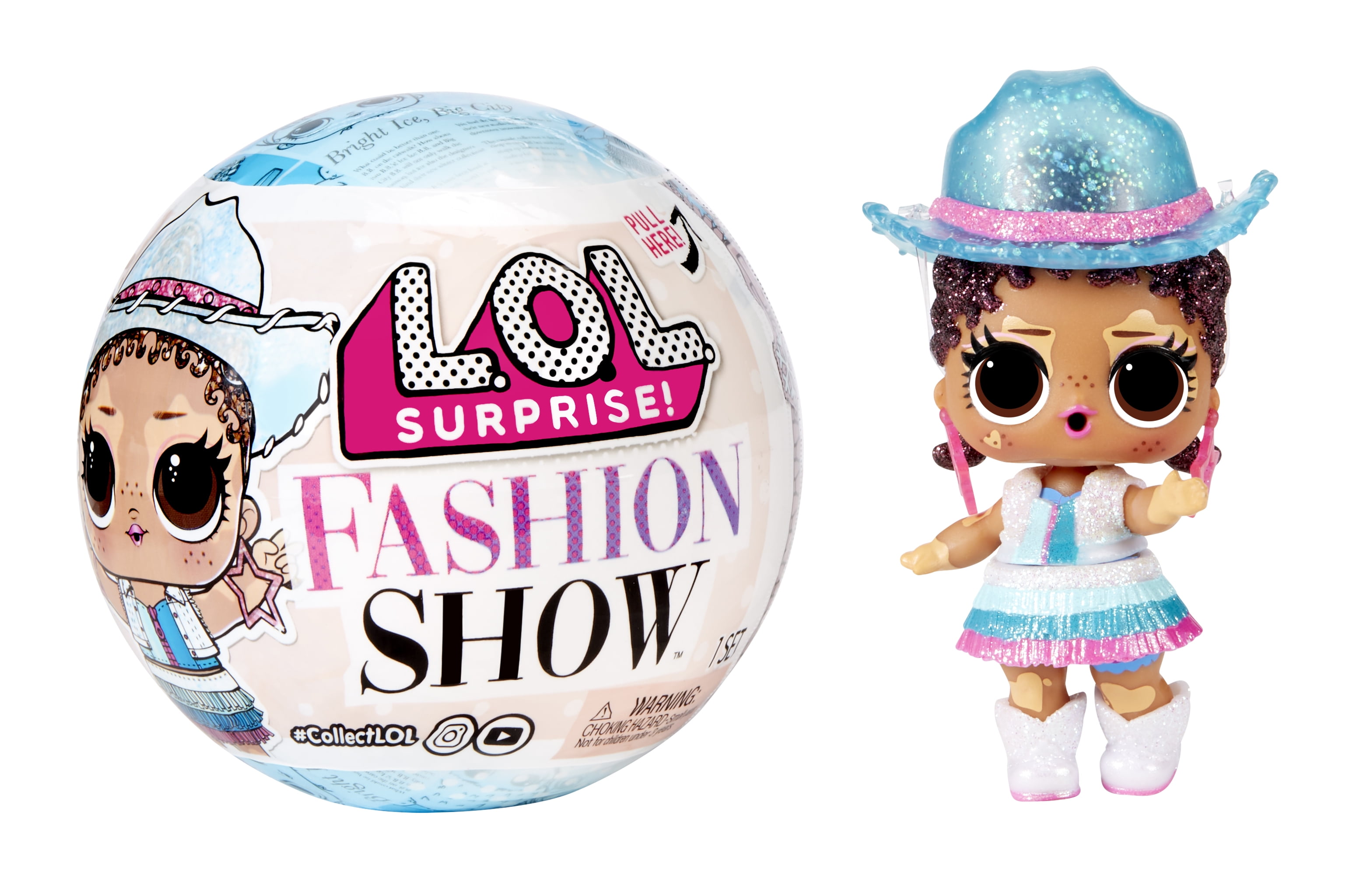 . Surprise Fashion Show Dolls in Paper Ball with 8 Surprises,  Accessories, Collectible Doll, Paper Packaging, Fashion Theme , Fashion Toy  Girls Ages 4 and up 