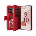 thumbnail image 4 of Compatible with Google Pixel 7 Pro Wallet Case with Card Slots PU Leather Zipper Flip Folio Cover, 4 of 5