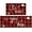 style-167, variant on Valentines Day Kitchen Mat Set Set of 2,Valentines Day Buffalo Plaid Decorative Kitchen Rugs,Valentines Hearts Low-Profile Kitchen Mats for Home Kitchen (17"x47"+17"x30" Be Mine)