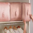 thumbnail image 4 of Bolsa de almacenamiento para edredones bolsa con soporte para edredón cremallera doble de gran capacidad para dormitorio en casa, 4 of 6