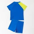 thumbnail image 6 of Godom Boy Swim Trunks Set Kids Short Sleeve Sunsuit Swimwear Sets Toddler to Big Kid Sizes, 6 of 7