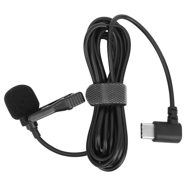 Micrófono con clip, MOVINGMIC RLTC, micrófono para grabación de teléfonos móviles, micrófono para teléfono en vivo diseñado para brindar precisión
