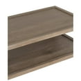 thumbnail image 4 of Porter Designs Lowell Solid White Oak Wood Coffee Table - Brown, 4 of 7