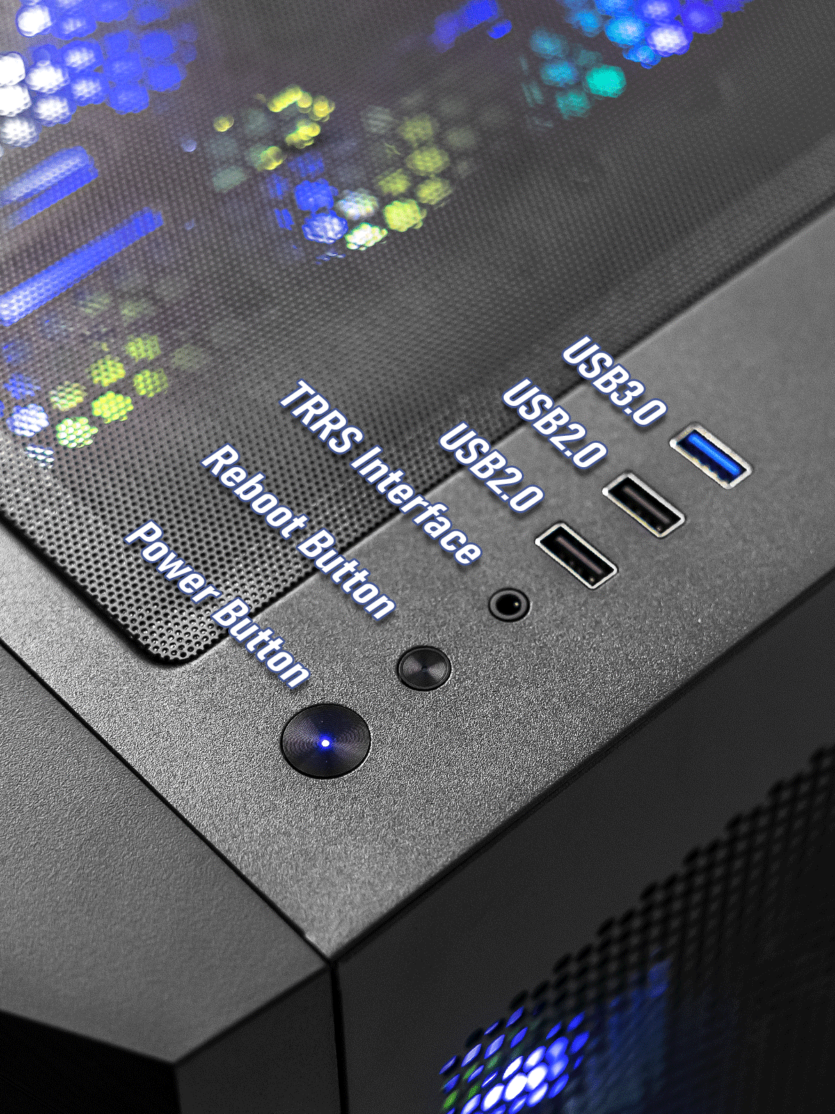 Evounic Prebuilt Gaming PC Liquid Cooled Desktop Ryzen 7 8700F RTX 4060 Ti 16GB DDR5 1TB NVMe SSD WiFi 6 Win11 9xArgb Fans Mechanical Keyboard Mouse