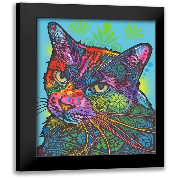 Dean Russo Collection 12x14 Black Modern Framed Museum Art Print Titled - Zeus