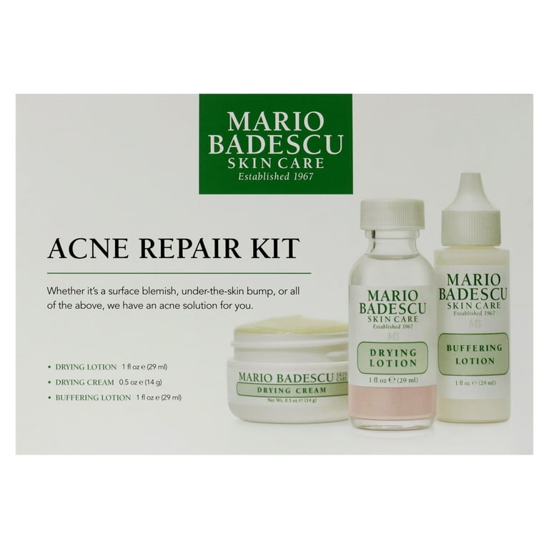 Mario Badescu Acne Repair Kit, 3 Piece Set - Walmart.com