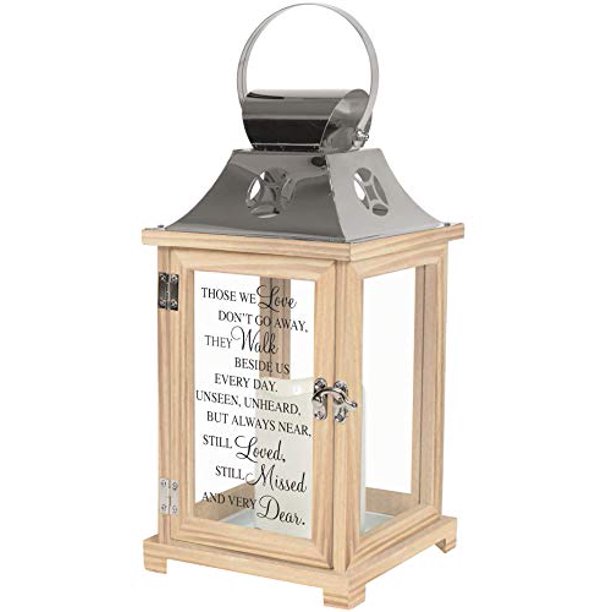 Carson Home Accents Walk Beside Us Memorial Remembrance Battery Powered