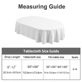 thumbnail image 3 of Rdsfhsp Oval Tablecloth, Purple Wildflower Floral Table Cover for Dining Table, Washable Decorative Kitchen Tablecloth, Reusable Table Protector for Dining Room, Spring Home Decor, 3 of 5