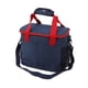 thumbnail image 1 of Bolsa de almuerzo grande, gruesa, impermeable, con aislamiento térmico, a prueba de fugas, congelable, con correa para el hombro para trabajo de oficina, azul marino, 1 of 10