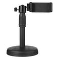 thumbnail image 4 of LABSERRON 1Pc Black Telescopic Phone Holder Adjustable Rotating Stand for Hands Free Viewing, 4 of 10