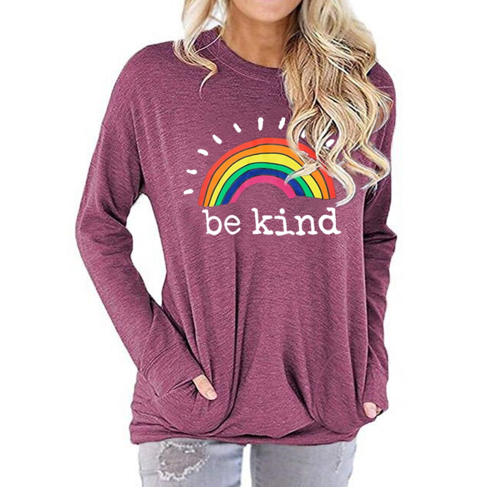 be kind rainbow jumper