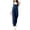 Dark Blue, variant on Women's Overalls Lambsuit Jumpsuit, Cozy Fleece Loungewear for Winter, Soft Plush Romper