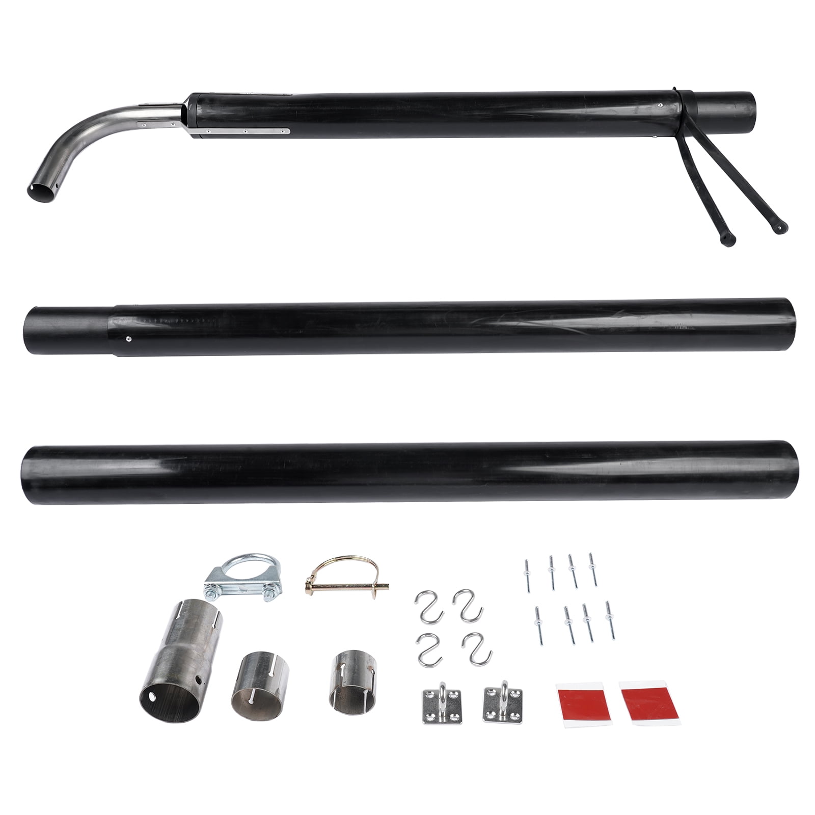 Black Pipe Extension Kit 44461 for RV Generator Exhaust Venting System Part