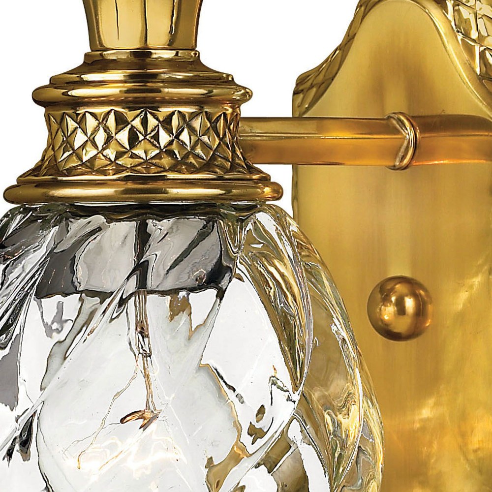 1 Light Bathroom Light Fixture in Traditional-Glam Style 5 inches Wide By 8.75 inches High-Burnished Brass Finish Bailey Street Home 81-Bel-614006