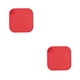thumbnail image 1 of Matsuzay Cubierta de desodorante de drenaje de piso cuadrado baño bañera fregadero antiolor antideslizante almohadilla de sellado lavable Rojo 2piezas, 1 of 6