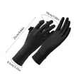 thumbnail image 3 of Ice Silk Cooling UV Protection Gloves Unisex, Fingerless Sun Gloves with Touchscreen Compatible, Anti Slip Breathable Lightweight for Driving Cycling Golf, 3 of 6