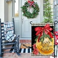thumbnail image 4 of Christmas Balls Garden Flag 12.5x18 Double Sided, Winter Christmas Flags for Outside, Jesus is the Reason for the Season Flag, Red Bow Poinsettia Xmas Yard Flag (I), 4 of 6