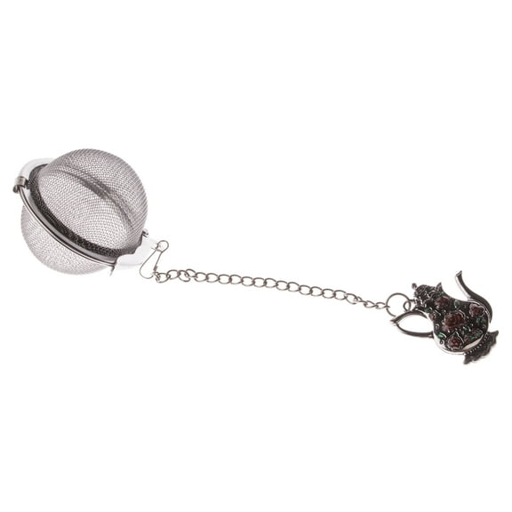 Ganz Pink Roses Teapot Charming Tea Infuser with Enameling