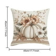 thumbnail image 2 of Decorative Linen Pillow For Sofa Living Room Bedroom Fall Pumpkin Pattern Cushion Cover Home Throw Pillow, 2 of 5