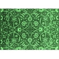thumbnail image 1 of Ahgly Company Indoor Rectangle Oriental Emerald Green Industrial Area Rugs, 2' x 4', 1 of 4