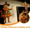 thumbnail image 2 of Banderines vintage de Halloween de madera con diseño de terror, banderines vintage de Halloween, decoración de pared, 2 of 7