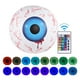 thumbnail image 1 of Luz del patio Globo ocular inflable de 24 pulgadas, luces LED, decoraciones de Halloween, globos oculares luminosos con control remoto, 16 colores RGB, 4 modos de luz, 10 niveles de brillo para fiesta Eccomum  Luz del patio, 1 of 7