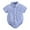 Z-06Blue, variant on Ruyang Toddler Baby Buttons Short Sleeve Romper Plain Pockets Collar Bodysuits Clothes New Born Boys Formal Lightweight Outfits
