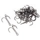 thumbnail image 4 of 20x Treble Hook Jig Barb Fishhook Set Ganchos De Pesca Triple Púas De Agua Dulce Sharp Hooks Kit De Pesca De Acero Al Carbono Tipo 2 Soledad Ganchos de pesca de púas, 4 of 8