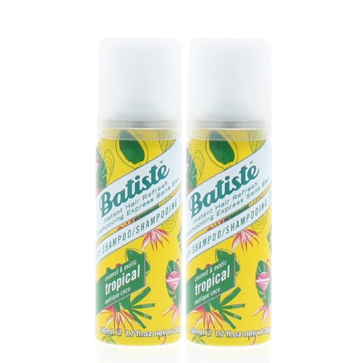 Batiste Instant Hair Refresh Dry Shampoo Coconut & Exotic Tropical 50ml ...