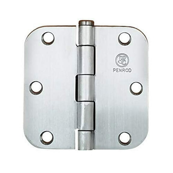 Aluminum Door Hinges - 3.5" with 5/8" Radius - Highly Rust Resistant - 3 Pack