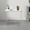 Silver + White, variant on ToppiJoy Foldable Portable Acrylic Table, Acrylic End Side Table Modern Rectangular, Folding Desk Laptop Table No Assembly Required for Small Spaces (Silver and Clear Grey)