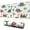 White Cartoon Dinosaurs, variant on Long Mouse Pads for Desk,White Cartoon Dinosaurs Volcanoes Desk Mats on Top Of Desks, Desk Mouse Pad Extra Large with 3mm Non-Slip Base and Stitched Edge for Gaming,Work,Home 31.5"x11.8"