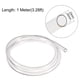 thumbnail image 3 of Tubo flexible Uxcell de PVC plástico transparente 1 pieza 0.83''x0.91''x3.28ft, 3 of 4